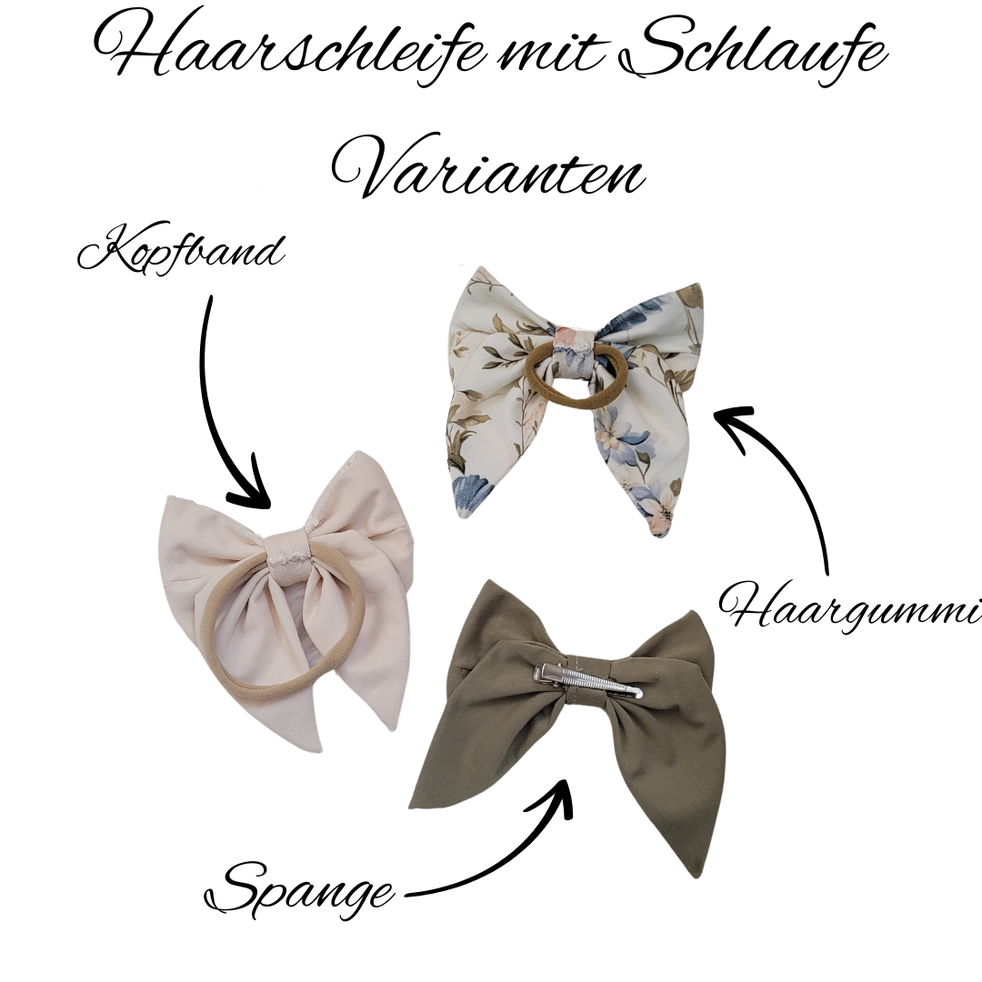 Haarschleife mit Schlaufe