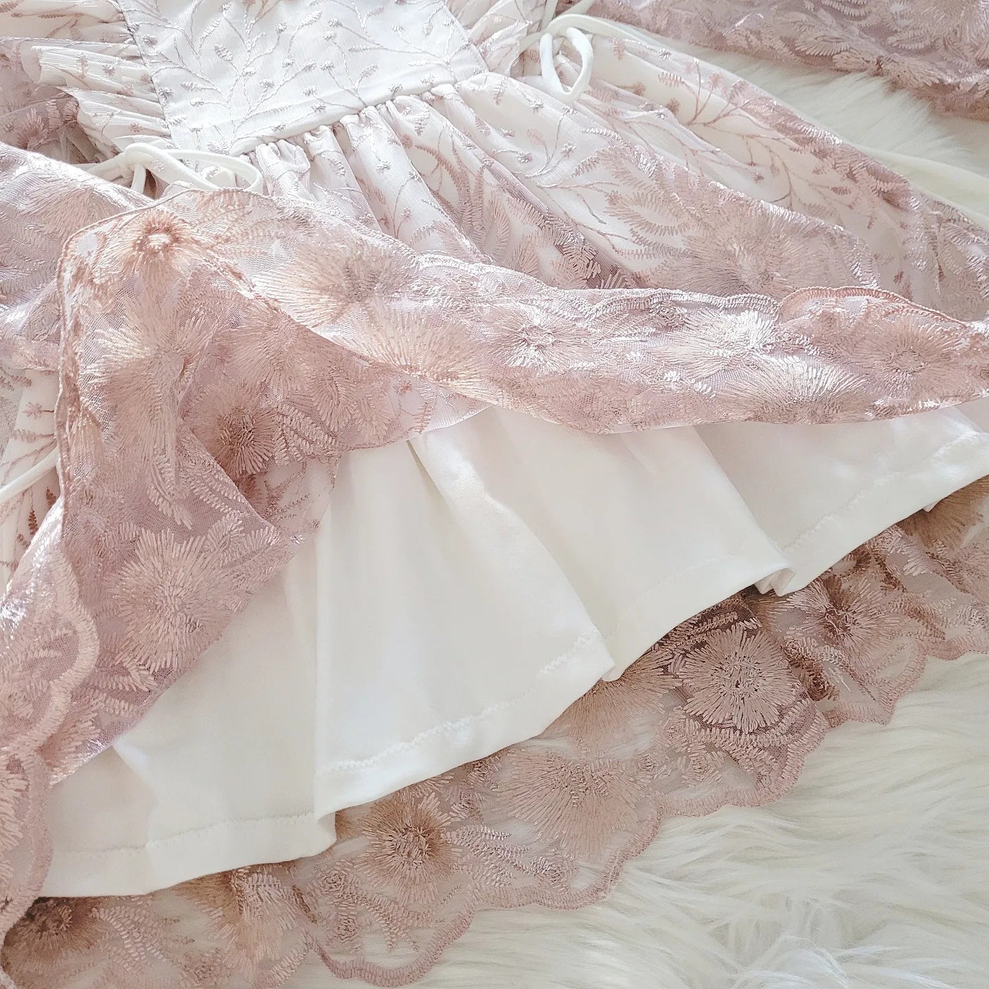Tüll Rüschenkleid