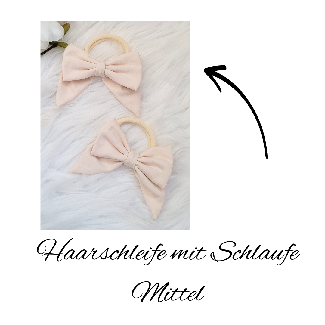 Haarschleife mit Schlaufe