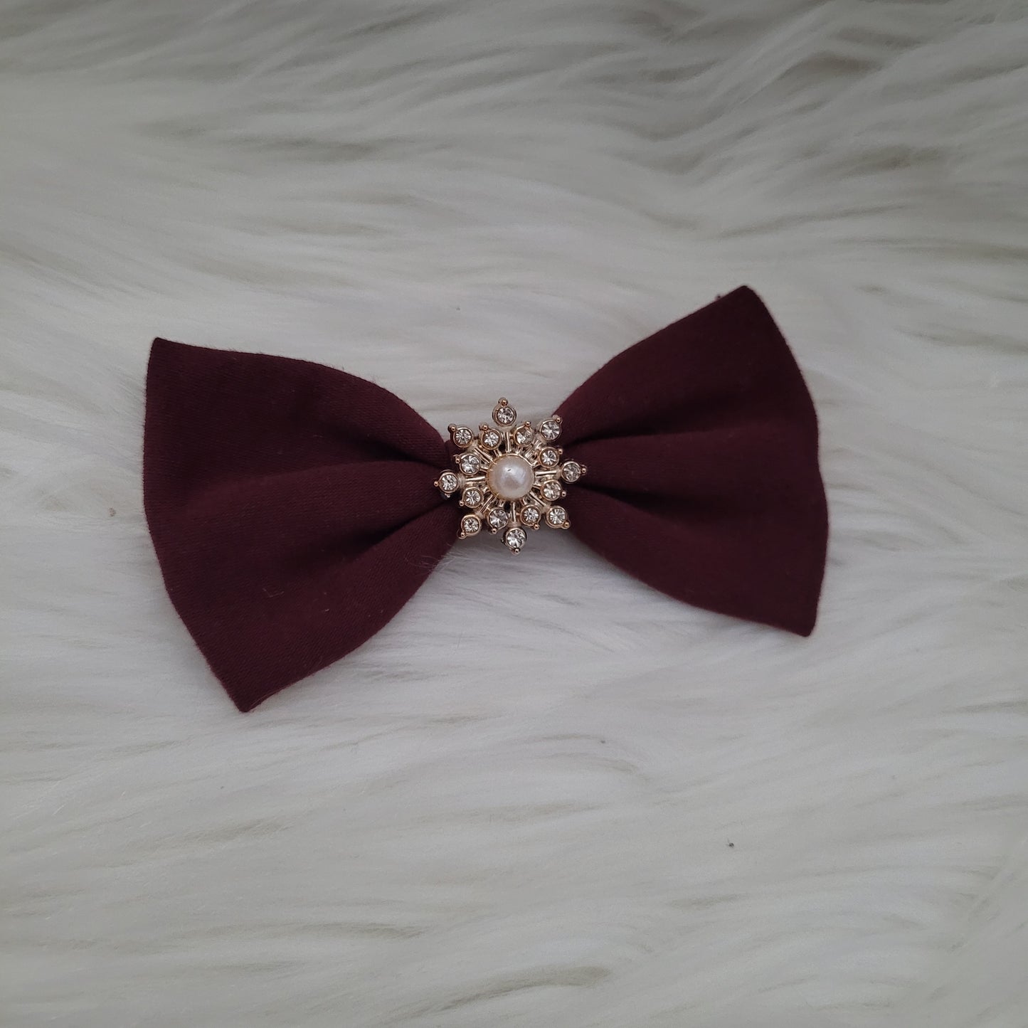 Haarschleifen mittel mit spange 100