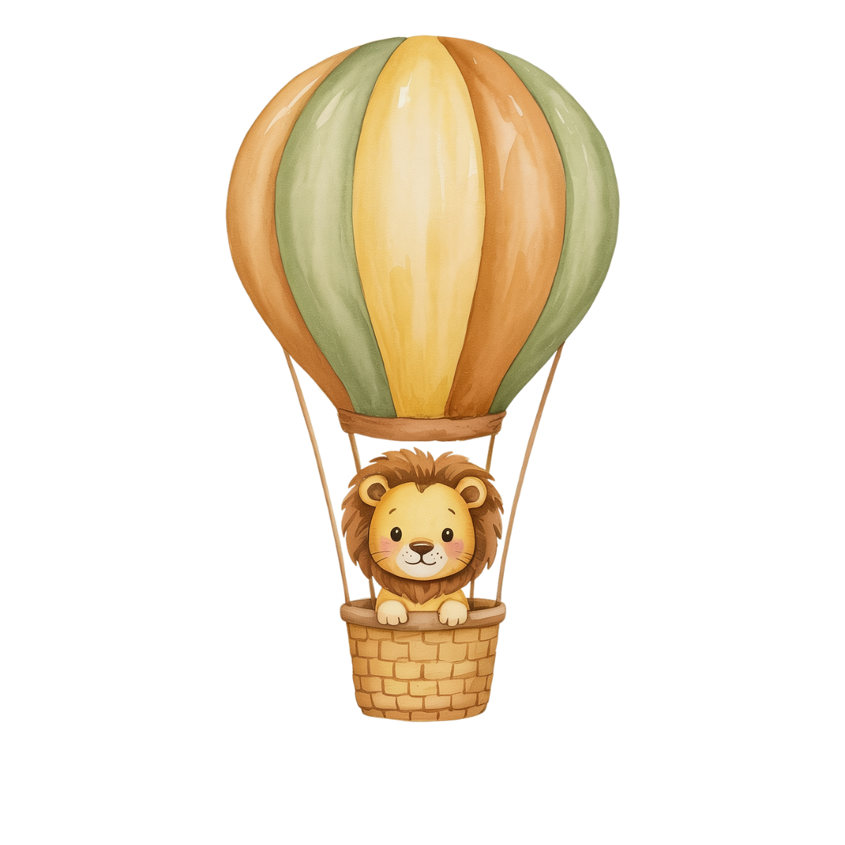 Bügelbild Heißluftballon