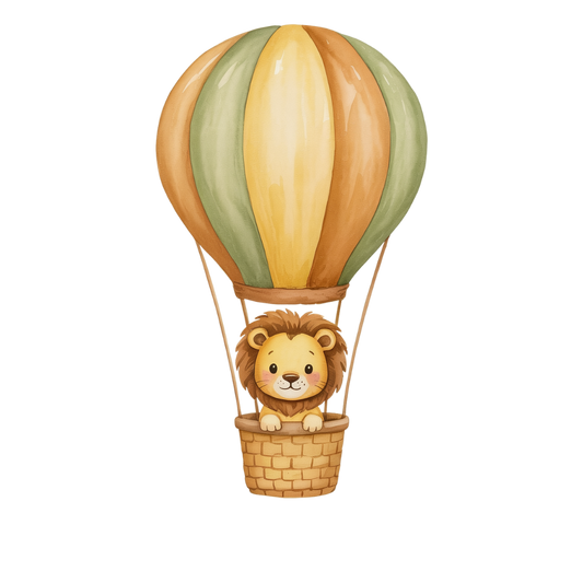 Bügelbild Heißluftballon
