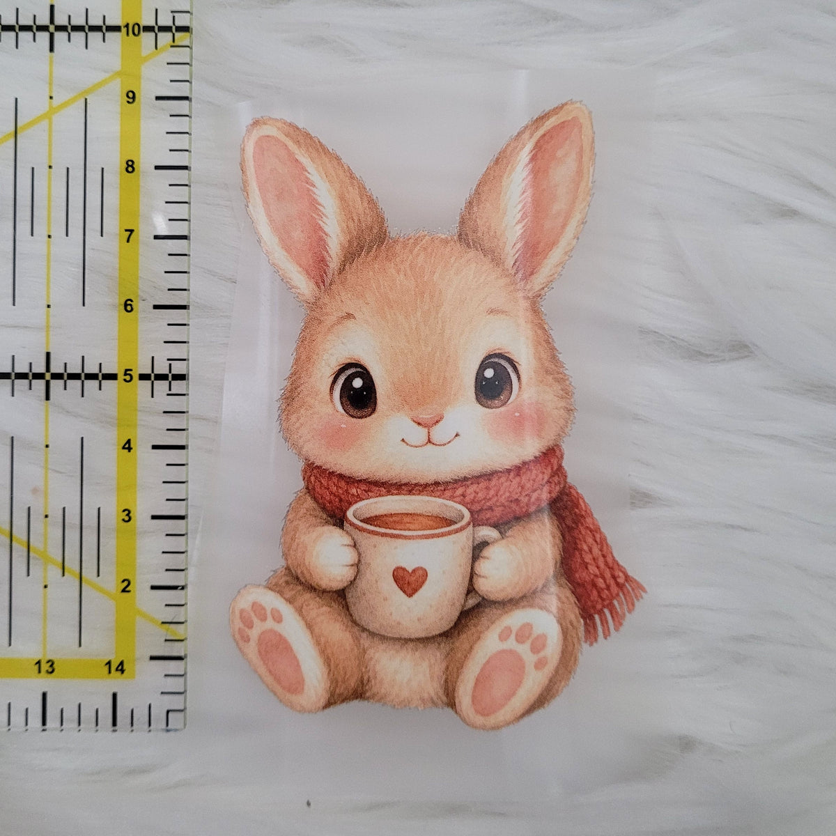 Bügelbild Hase