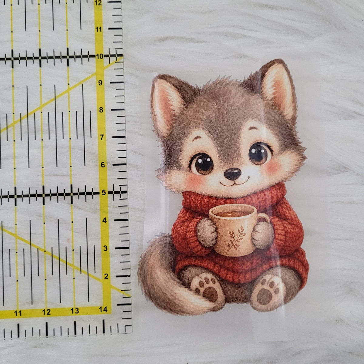 Bügelbild Wolf