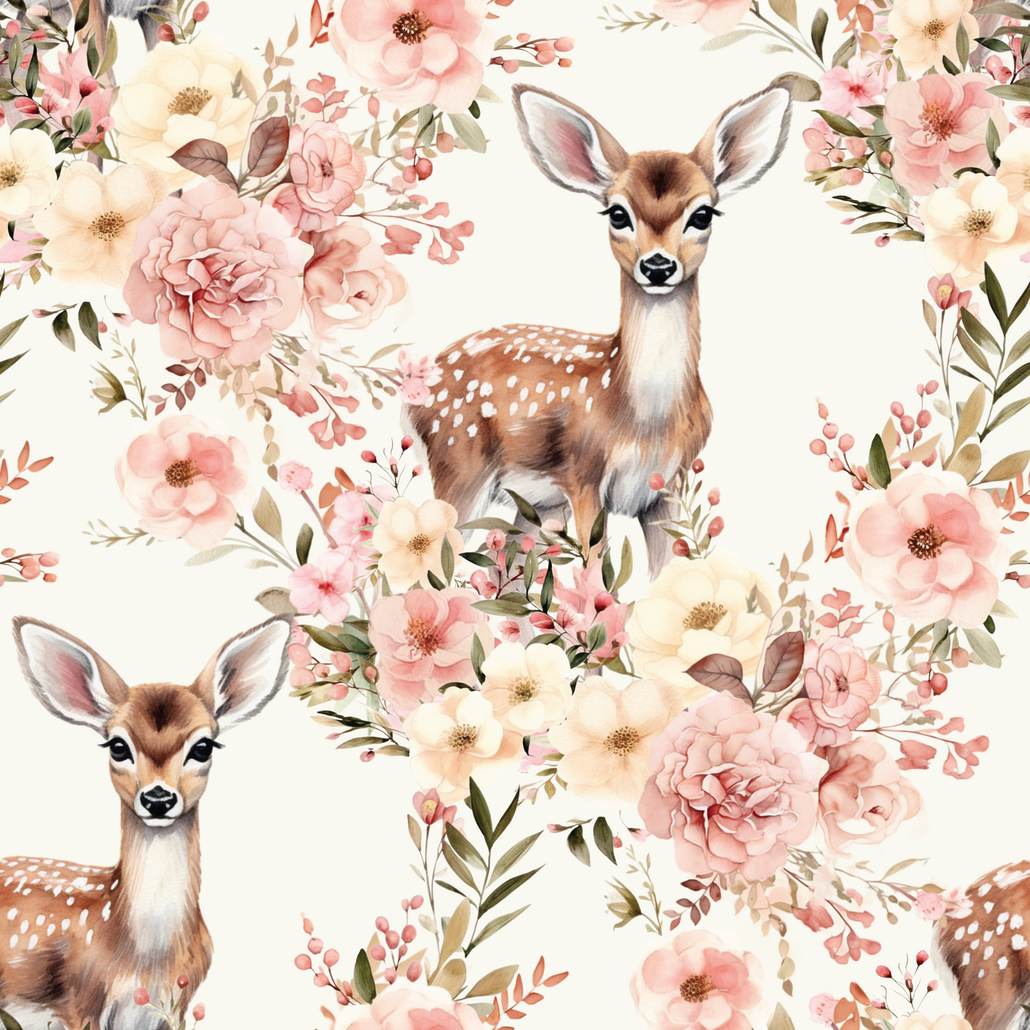 Jersey blumen reh