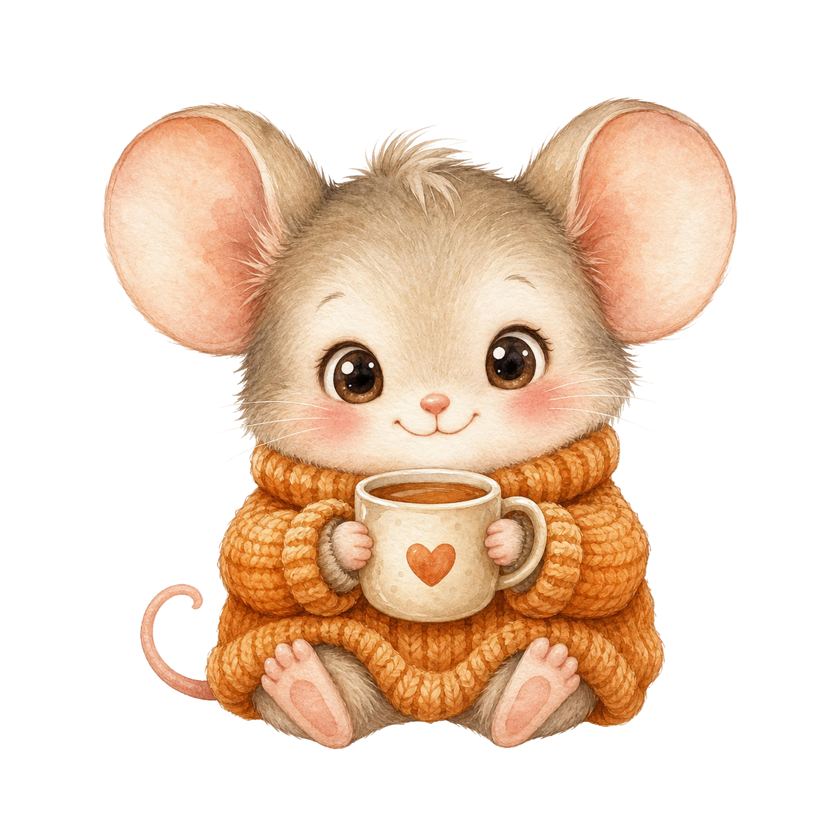 Bügelbild Maus