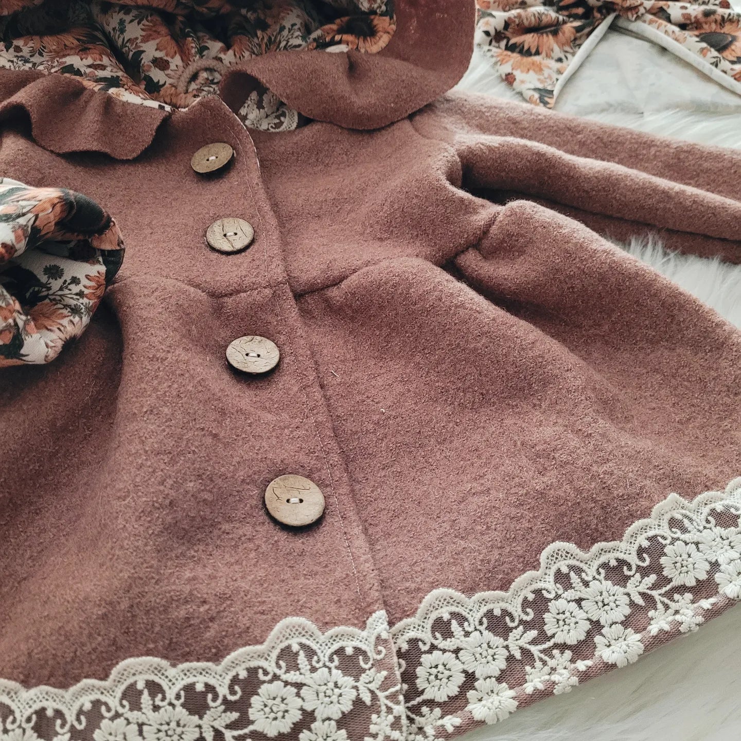 Cardigan + Bärchen Mütze o. Turban zum halben Preis