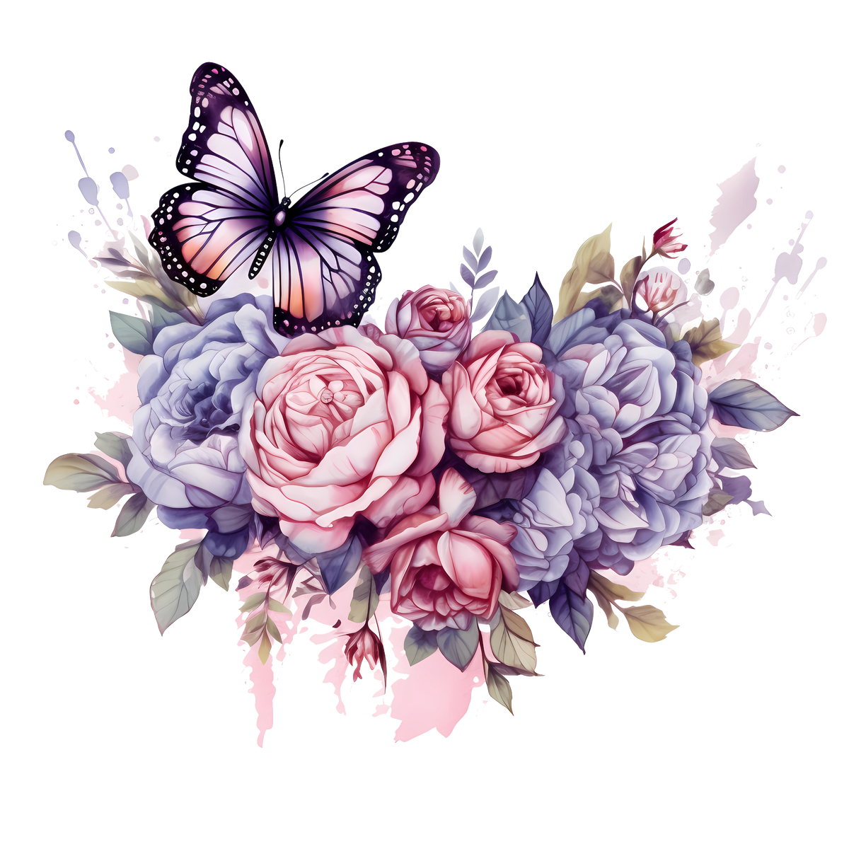 Bügelbild Schmetterling 5
