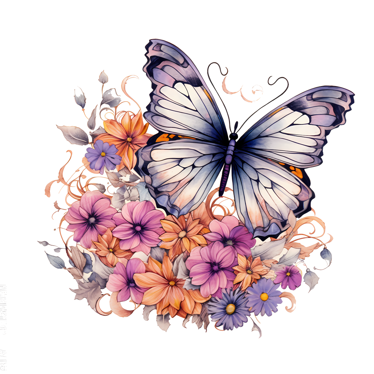 Bügelbild Schmetterling 1
