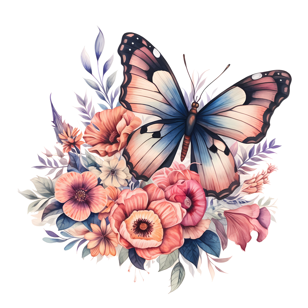Bügelbild Schmetterling 2