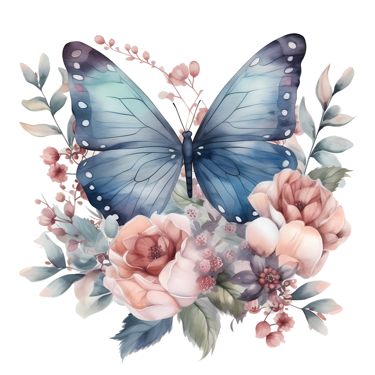 Bügelbild Schmetterling 3