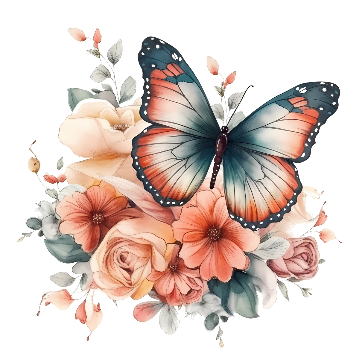Bügelbild Schmetterling 4