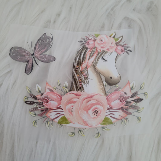 Bügelbild pony