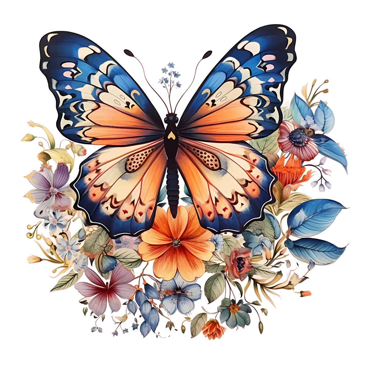 Bügelbild Schmetterling 10
