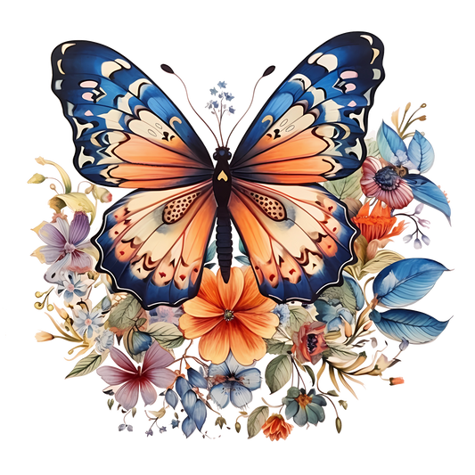 Bügelbild Schmetterling 10
