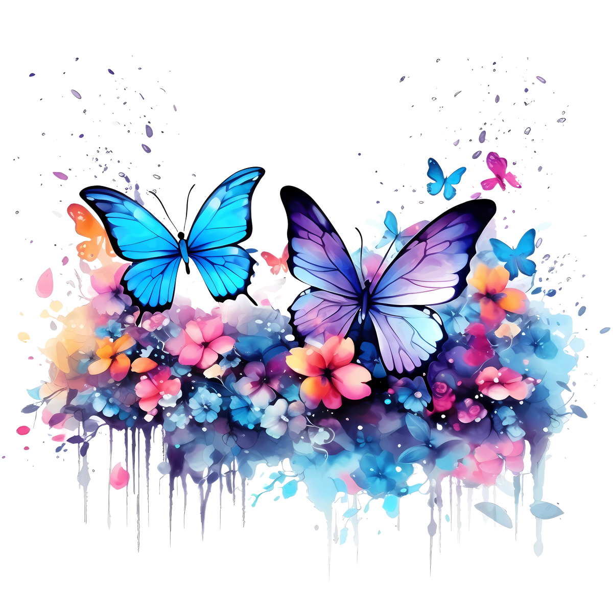 Bügelbild Schmetterling 7