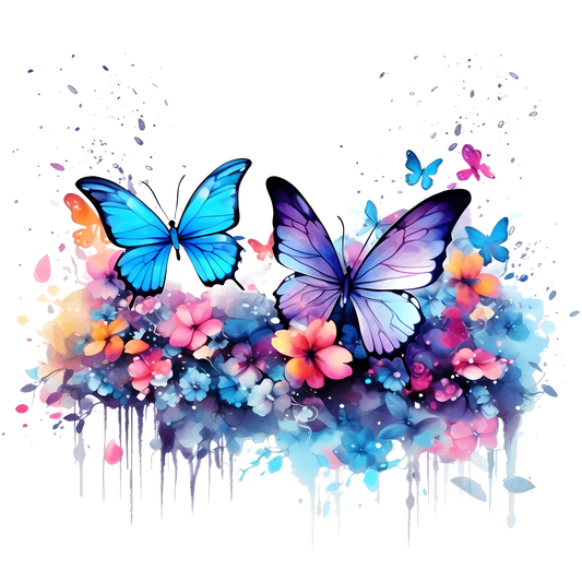 Bügelbild Schmetterling 7