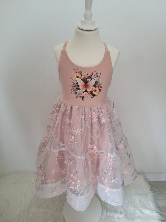 Tüll Bindekleid gr 128