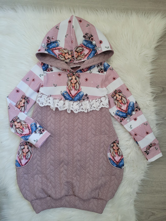Long hoodie gr 116