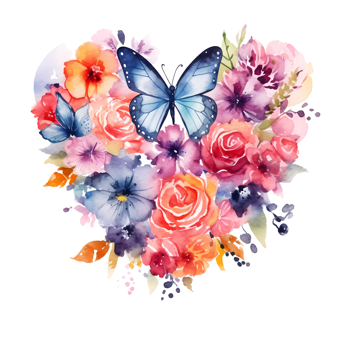 Bügelbild Schmetterling 8