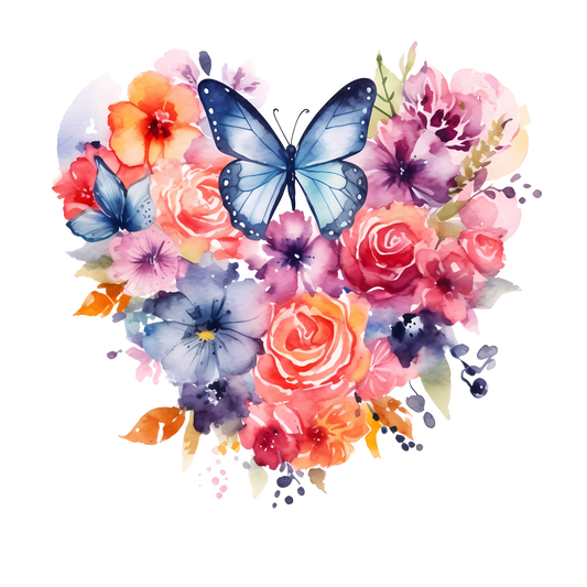 Bügelbild Schmetterling 8