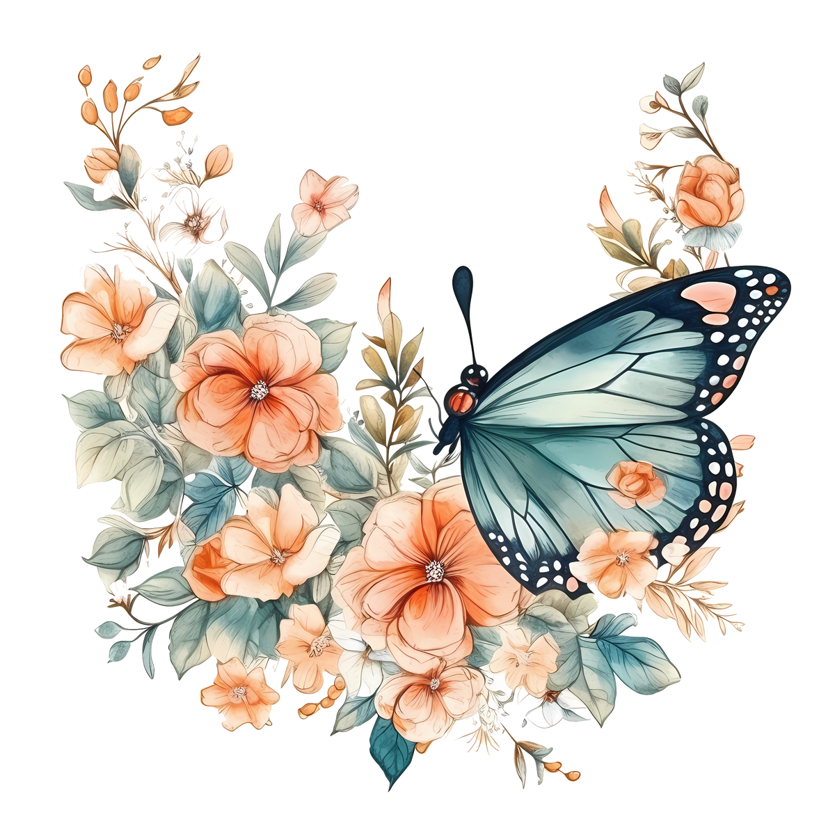 Bügelbild Schmetterling 11