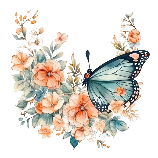 Bügelbild Schmetterling 11