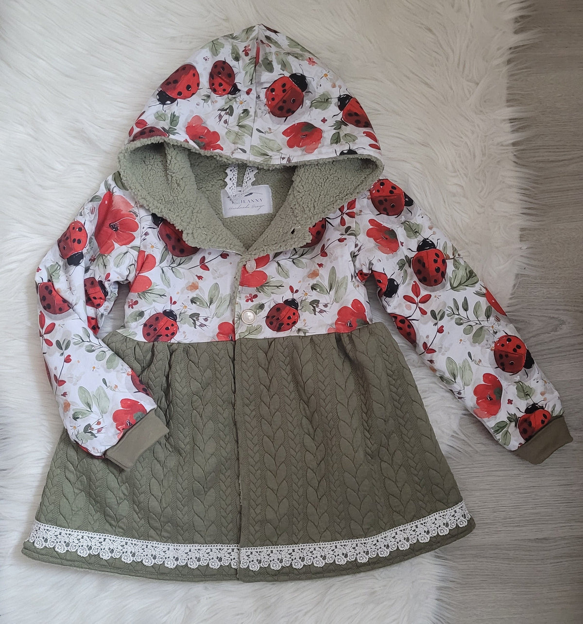 Plüsch Cardigan Gr 110