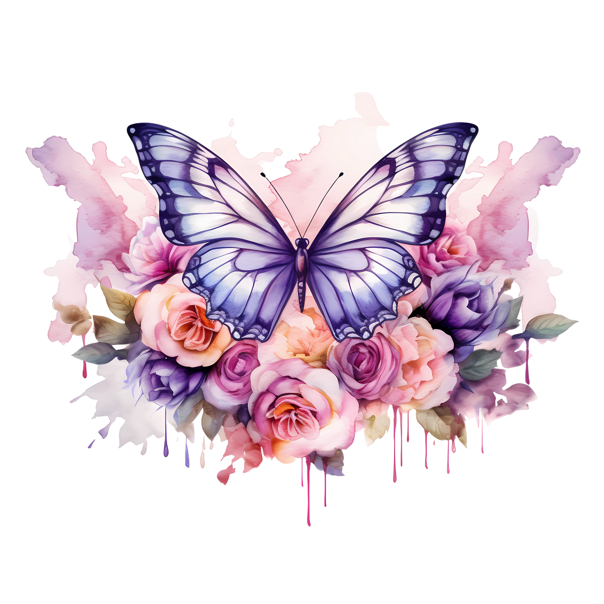 Bügelbild Schmetterling 9