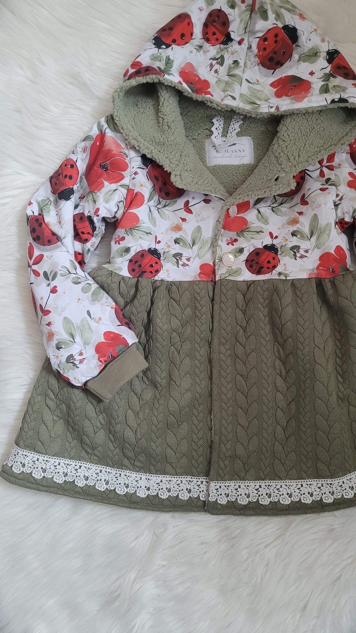 Plüsch Cardigan Gr 110