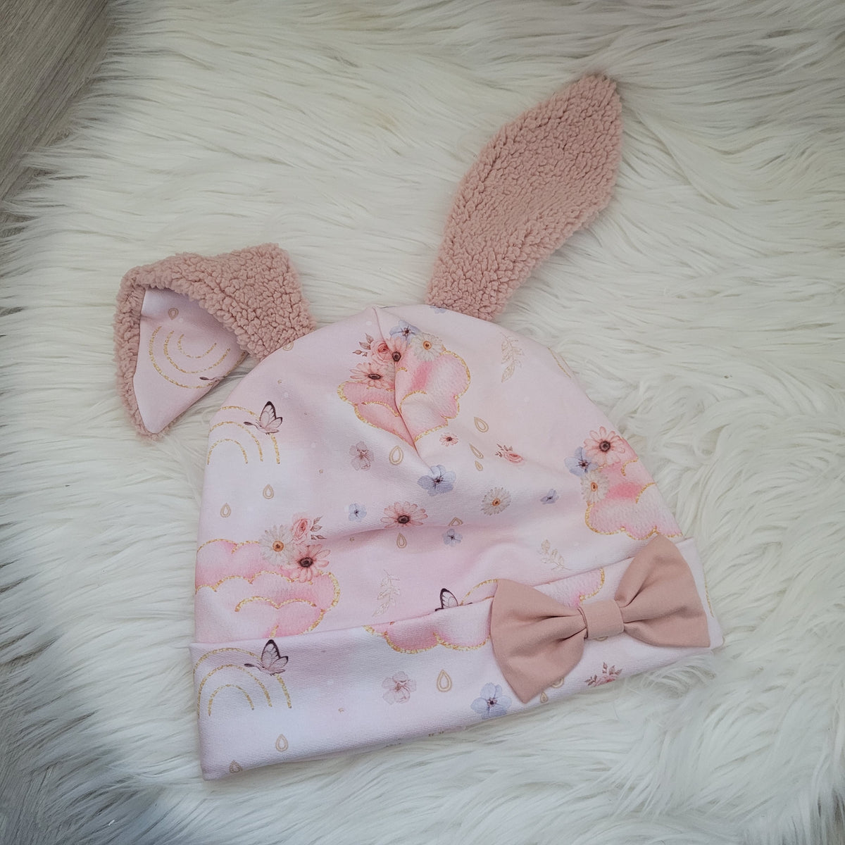Beanie Hasen Ohren 51-54