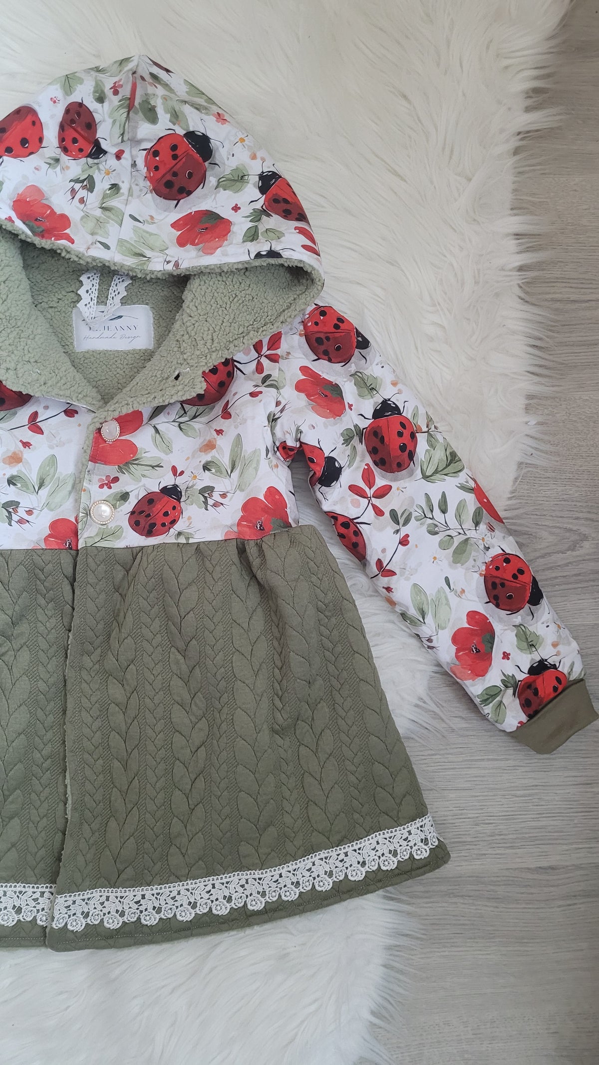 Plüsch Cardigan Gr 110