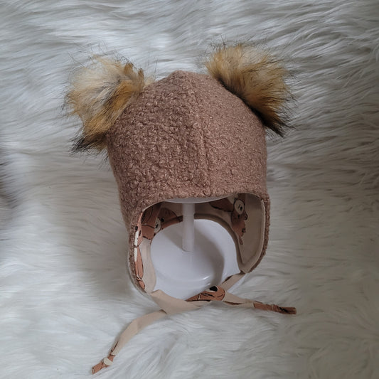 Bommel mütze 48-49cm kopfumfang