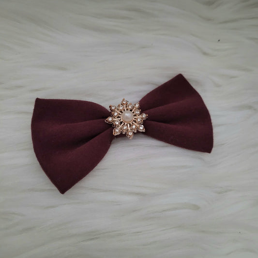 Haarschleifen mittel mit spange 105